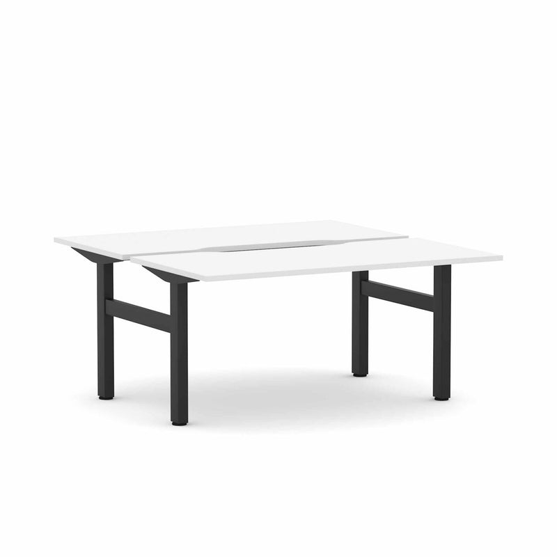 Klass Fixed 2-Person Double-sided Desk Workstation