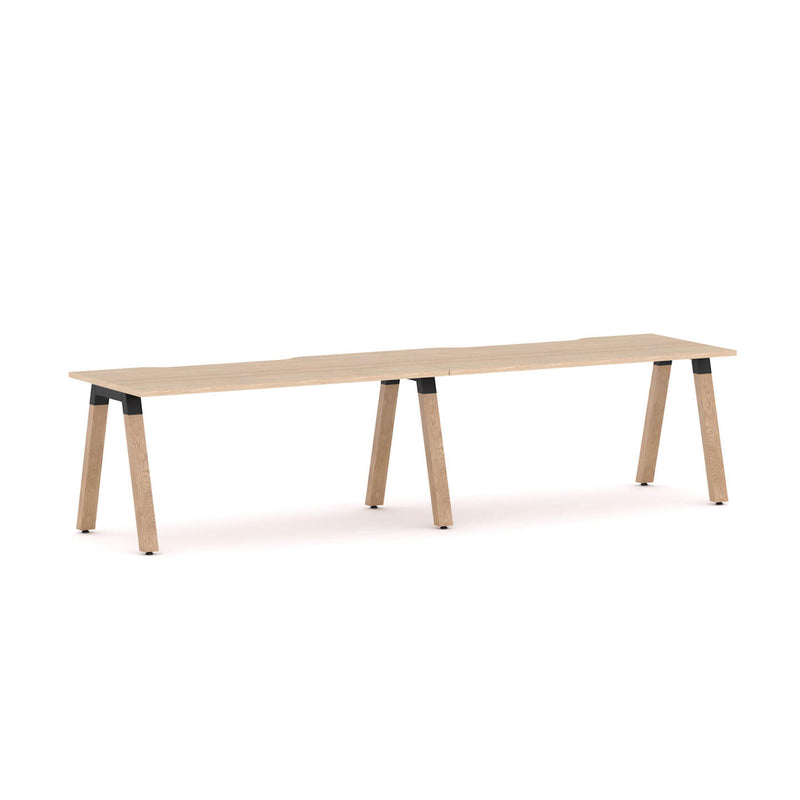Plantation 2-Person Single-sided Desk Workstation