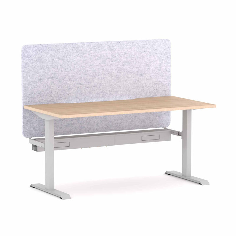 Klass Fixed Straight Workstation with AcoustiQ Screen