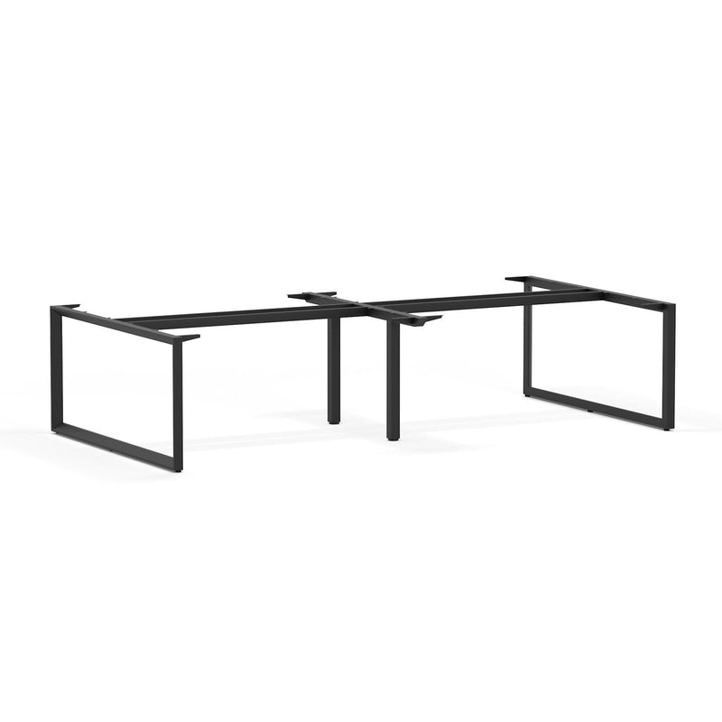 Anvil 4-Person Double-sided Desk Workstation Frame Only