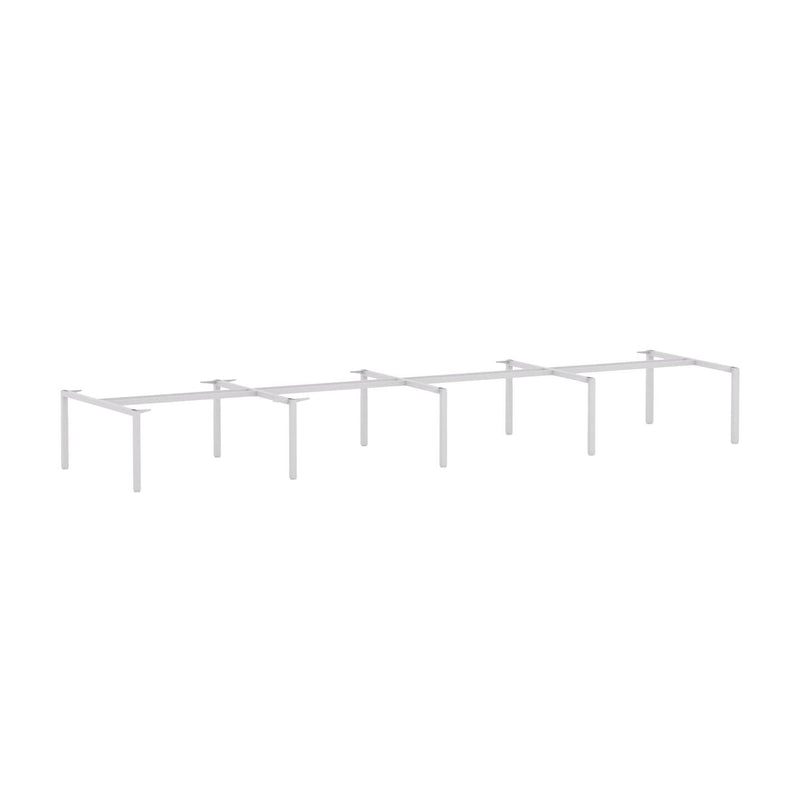 Axis 8-Person Double-sided Desk Workstation Frame Only
