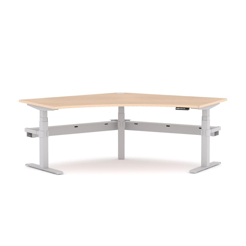AgileMotion+ 3C/2M Electric Rectangle 120° Workstation