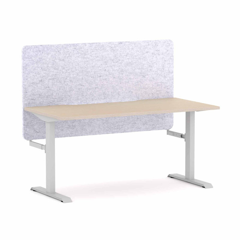 Klass Fixed Straight Workstation with AcoustiQ Screen