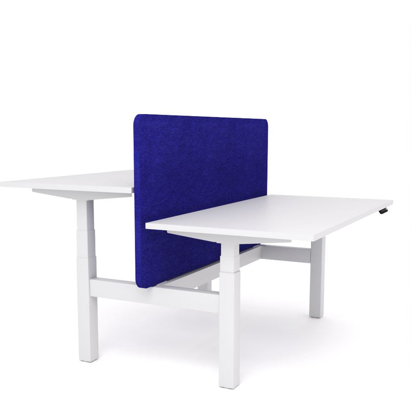 Dynamo Plus - Electric Height Adjustable Double Sided Workstation With Screen (Blue Screen)