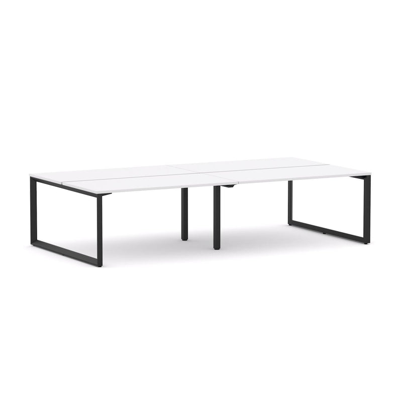 Anvil 4-Person Double-sided Desk Workstation