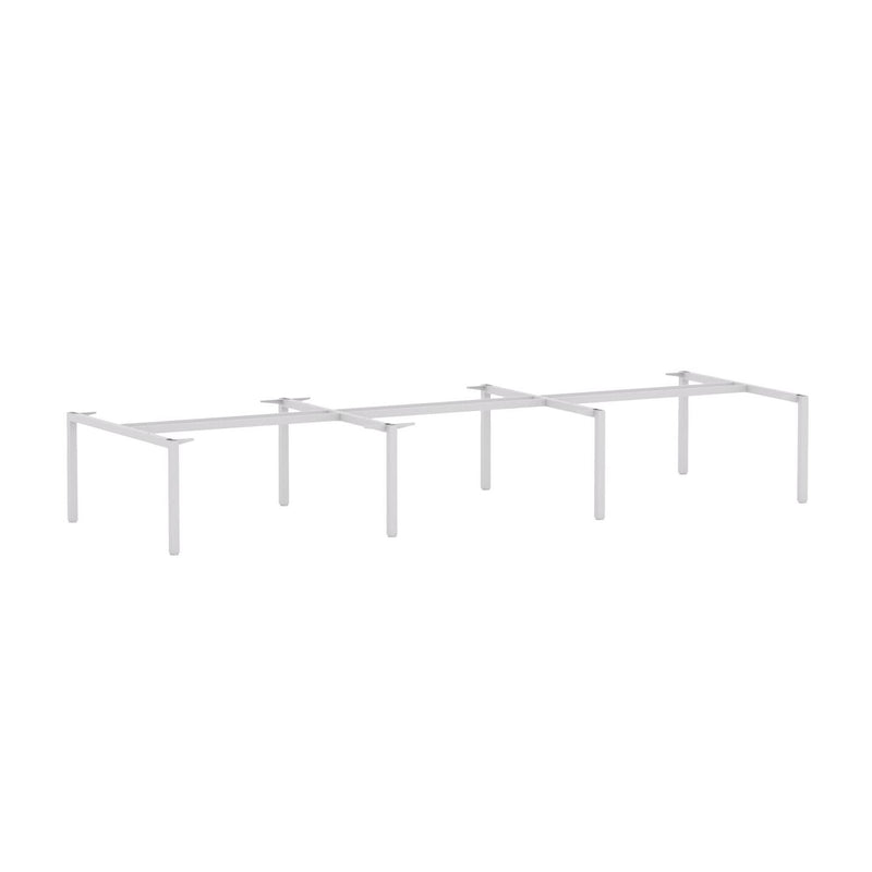 Axis 6-Person Double-sided Desk Workstation Frame Only