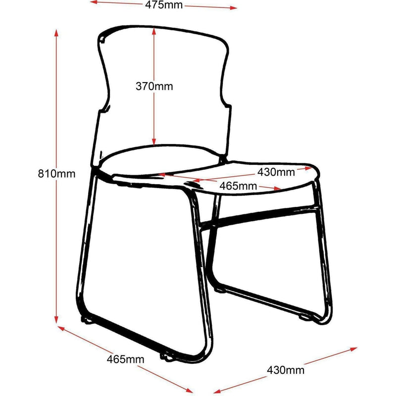 Set of 10 Zing Chairs