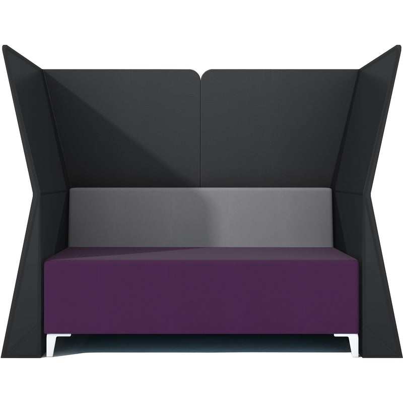 Simple 2 Seater Lounge with Corner Screens