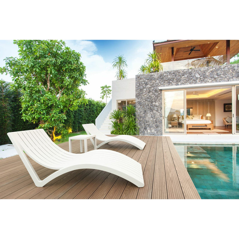 Slim Sunlounger ( Pack of 2 chairs )