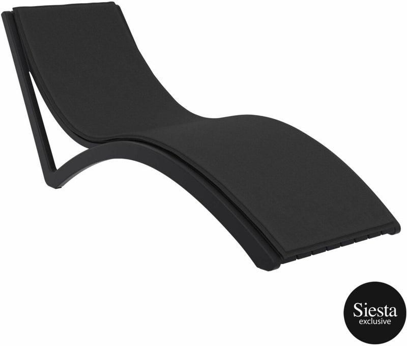 Slim Sunlounger with Cushion
