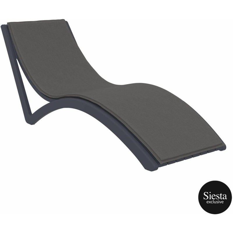 Slim Sunlounger with Cushion