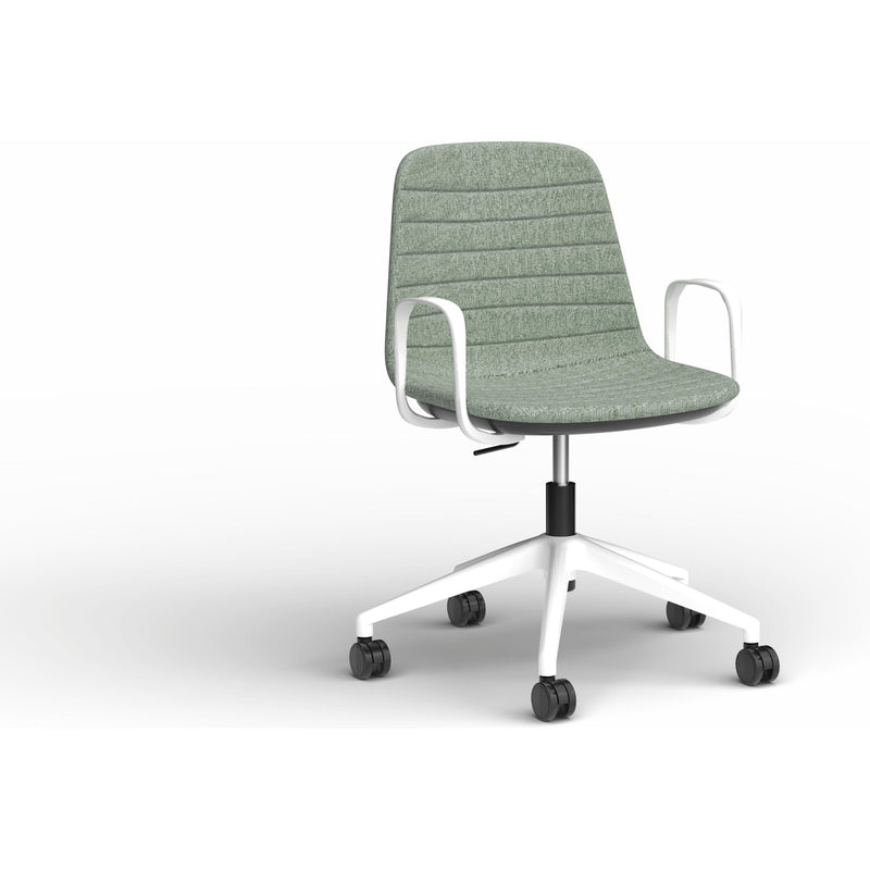 Sofia Chair with Gas Lift Castor Base and Arms