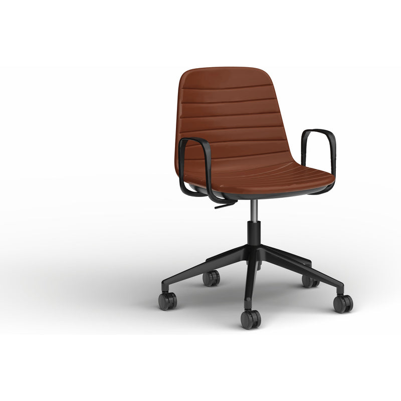 Sofia Chair with Gas Lift Castor Base and Arms