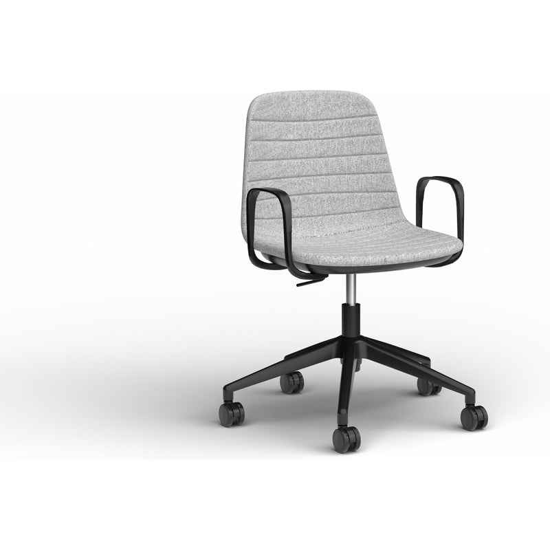 Sofia Chair with Gas Lift Castor Base and Arms
