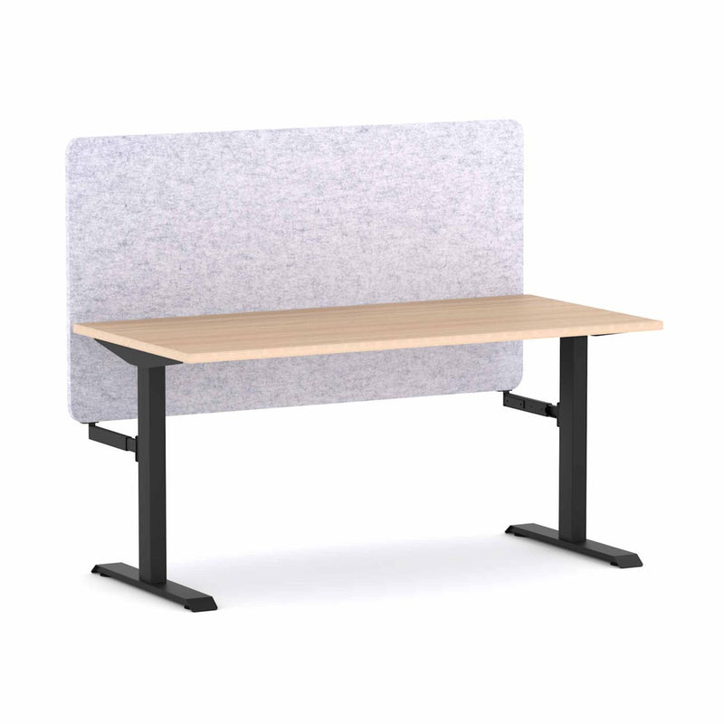 Klass Fixed Straight Workstation with AcoustiQ Screen