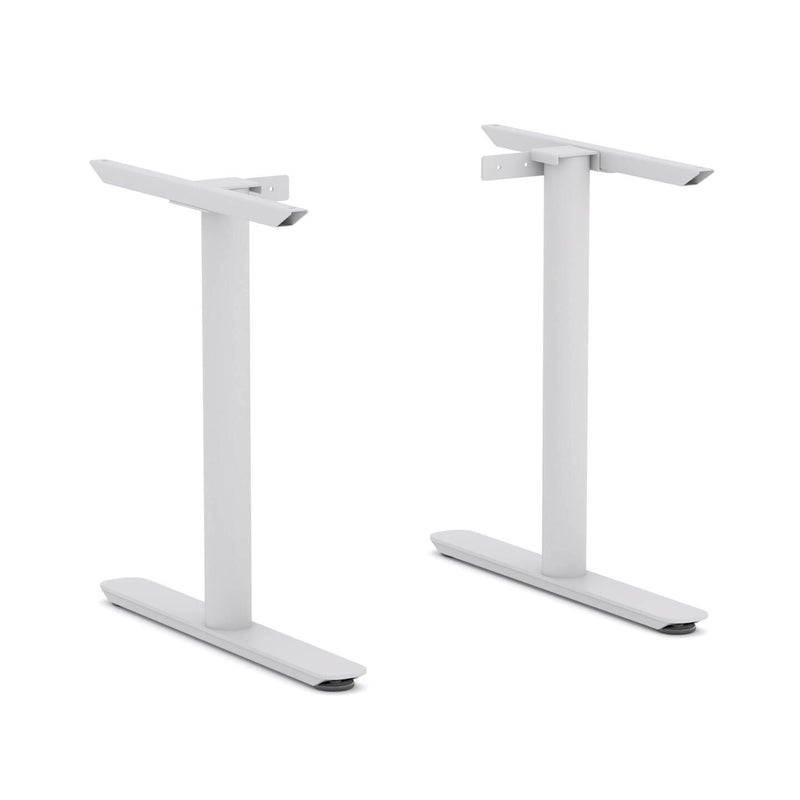 Agile Fixed Round End Leg Set for Single Workstation