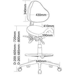 STAGE Stool - Saddle Seat