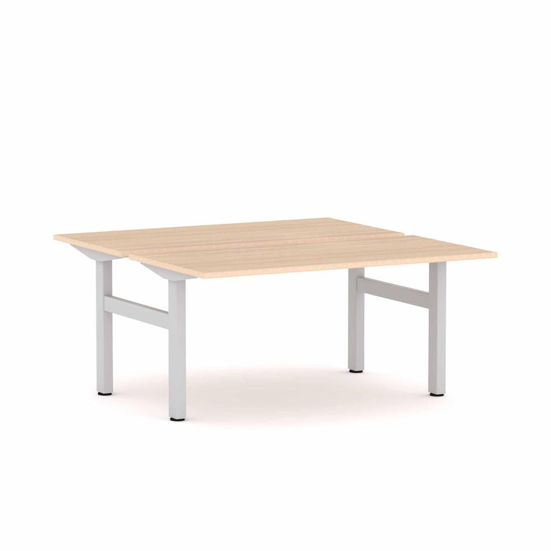 Klass Fixed 2-Person Double-sided Desk Workstation