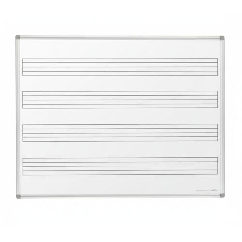 EverWrite Music Staff Porcelain Whiteboard