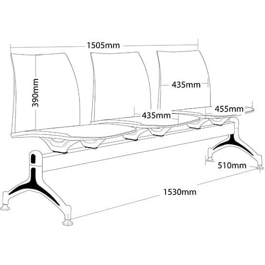 Vinn Heavy Duty Metal Frame Beam