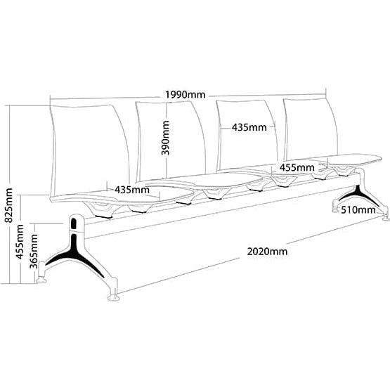 Vinn Heavy Duty Metal Frame Beam