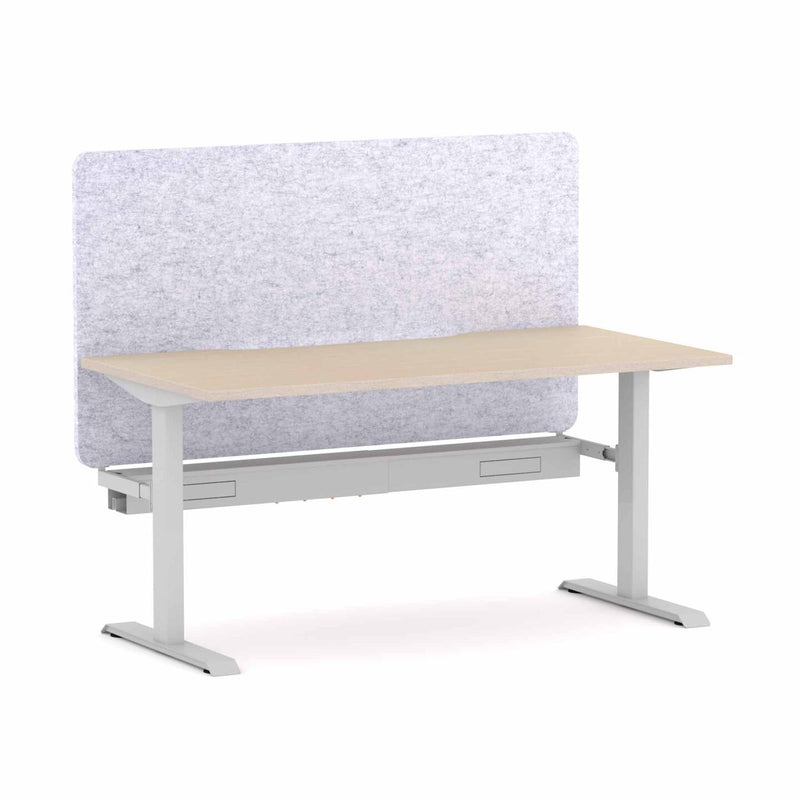 Klass Fixed Straight Workstation with AcoustiQ Screen