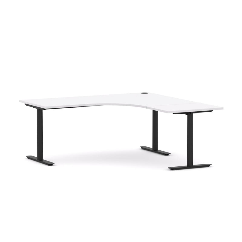 Agile Fixed Round 90° Workstation