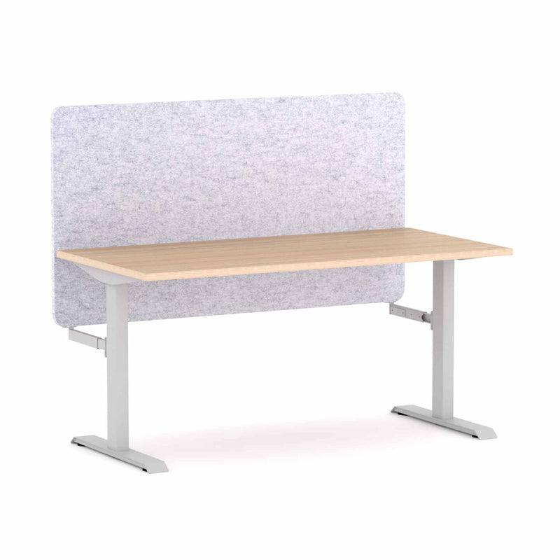 Klass Fixed Straight Workstation with AcoustiQ Screen