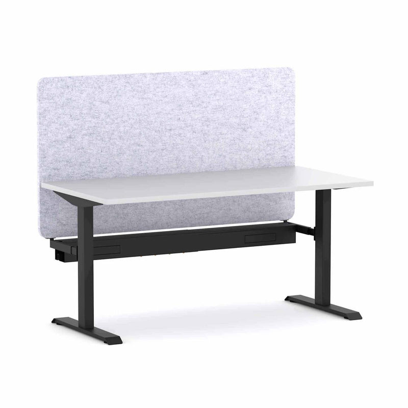 Klass Fixed Straight Workstation with AcoustiQ Screen