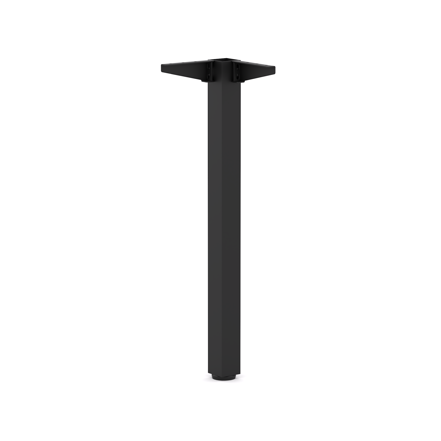 Axis Table Post Leg with 2 x angle fixings for worktop
