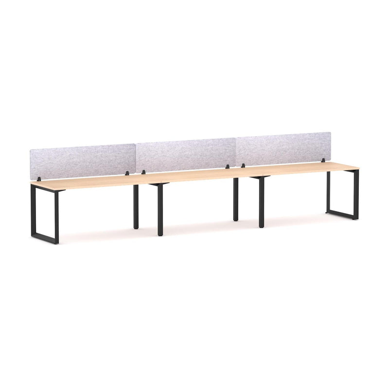 Anvil 3 User Single-Sided Desks, 50x50mm Triangular Loop Leg Design Includes: AcoustiQ Screen