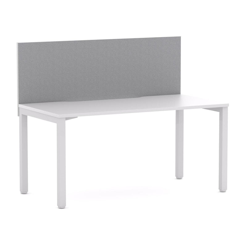 Axis 1 User Single Desk, 50x50mm Square Leg Design. Includes: Edge25 Screen