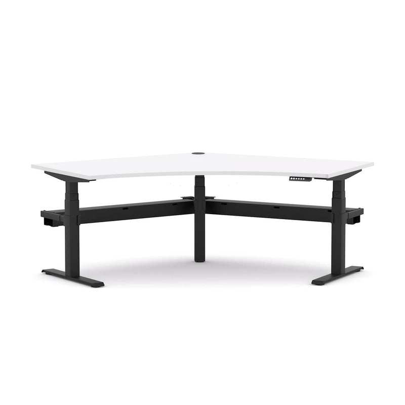 AgileMotion+ 3C/2M Electric Rectangle 120° Workstation