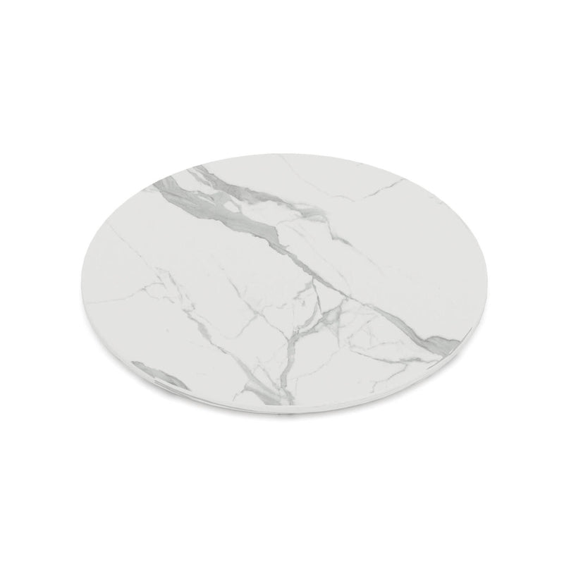 Round Shark-Nose Melamine Marble Worktop