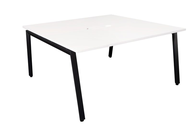 Daytona 2 Person Double Sided Workstation - Without Screen