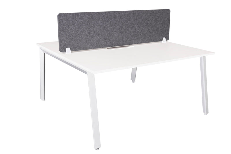 Daytona 2 Person Double Sided Workstation - With Screen