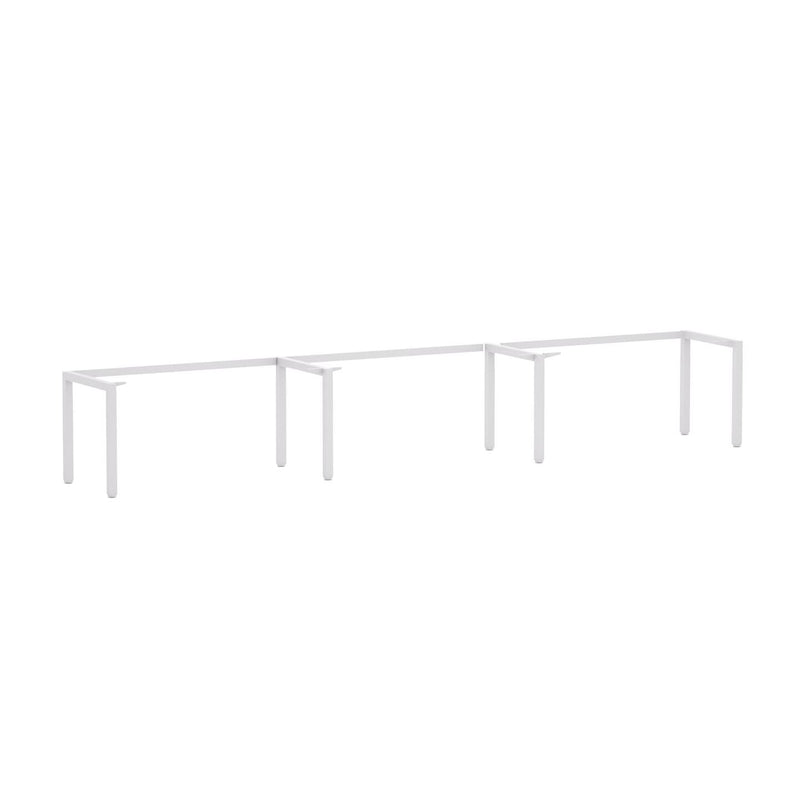 Axis 3-Person Single-sided Desk Workstation Frame Only