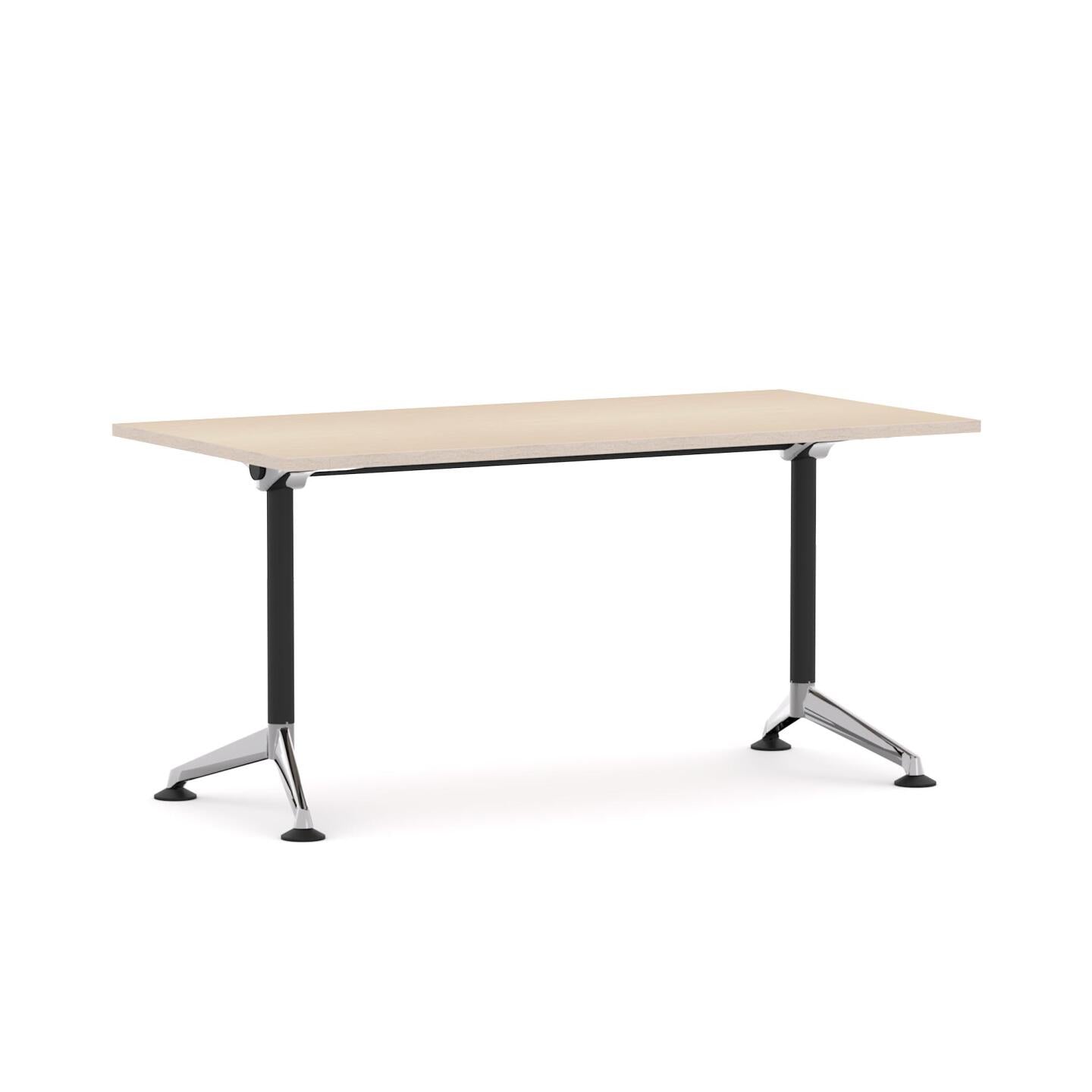 Modulus Boardroom Table Fixed Leg Poles with Polished Alloy Feet