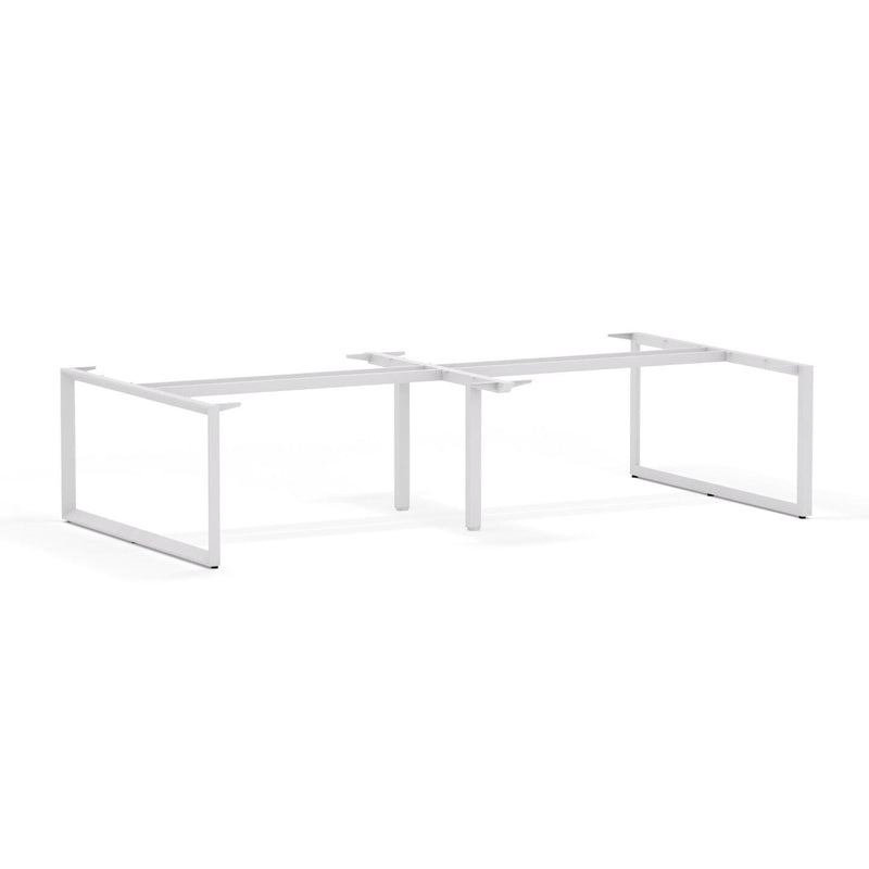 Anvil 4-Person Double-sided Desk Workstation Frame Only