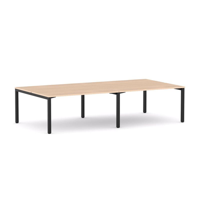 Axis 4-Person Double-sided Desk Workstation