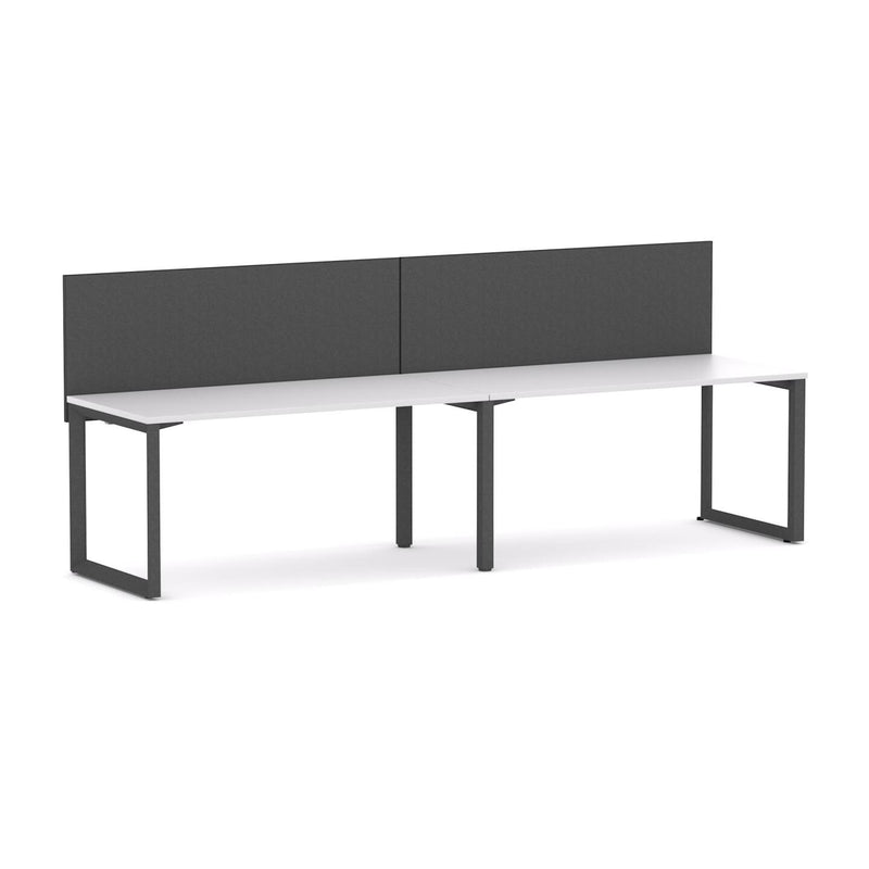Anvil 2 User Single-Sided Desks, 50x50mm Triangular Loop Leg Design. Includes: Edge25 Screen