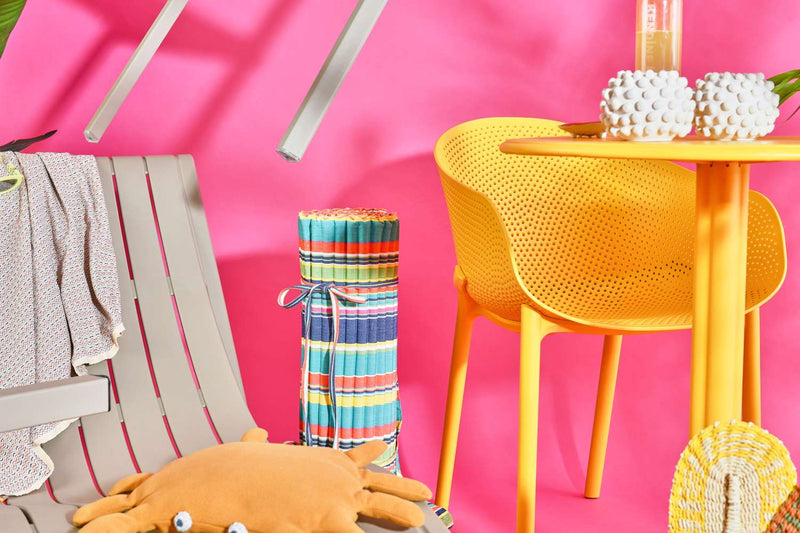 Slim Sunlounger with Cushion
