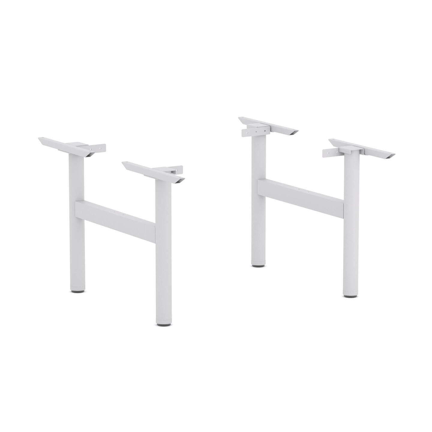 Agile Fixed Round H-Leg for Double-Sided Workstation