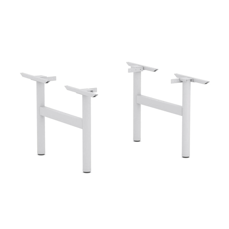 Agile Fixed Round H-Leg for Double-Sided Workstation