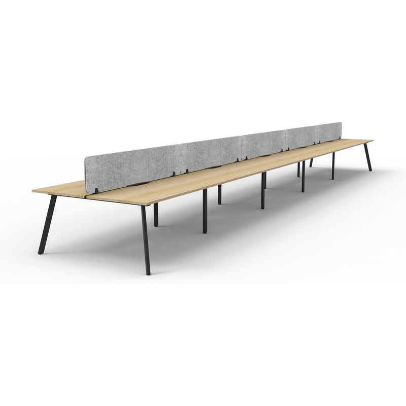 Eternity Back to Back Workstation with Eco Panel Screen - 10 Persons