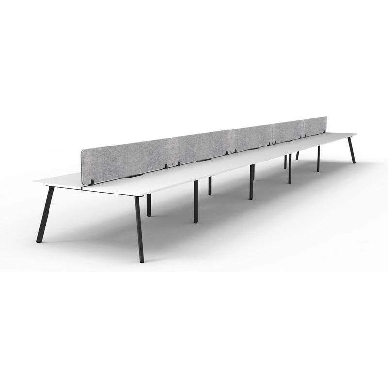 Eternity Back to Back Workstation with Eco Panel Screen - 10 Persons