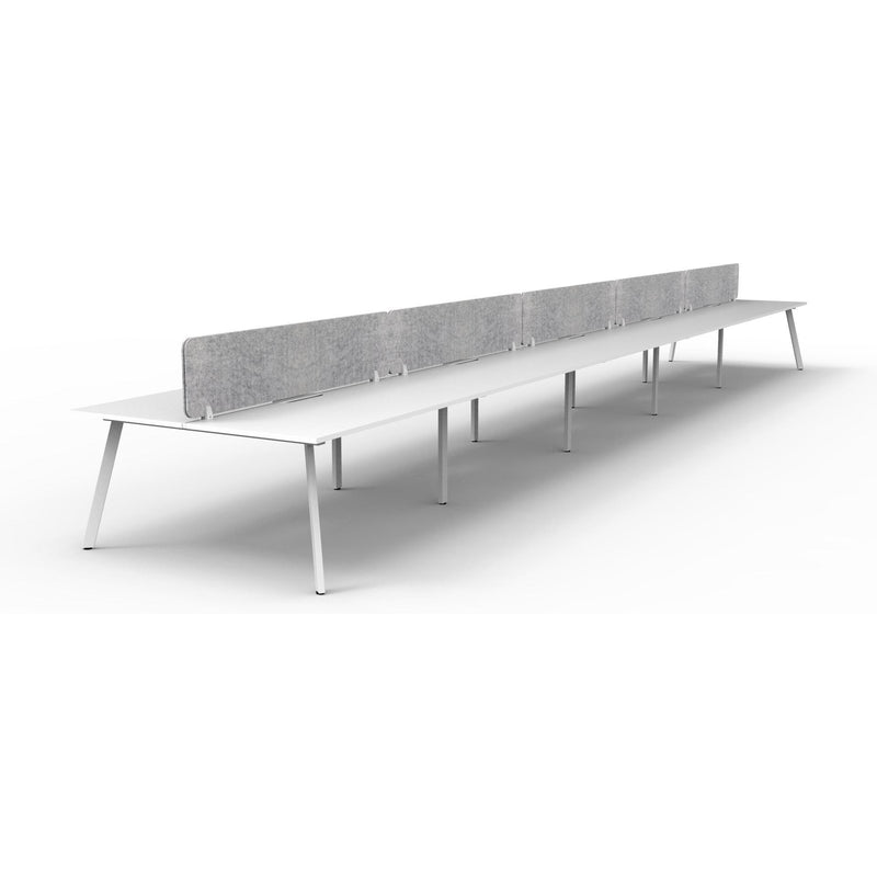 Eternity Back to Back Workstation with Eco Panel Screen - 10 Persons