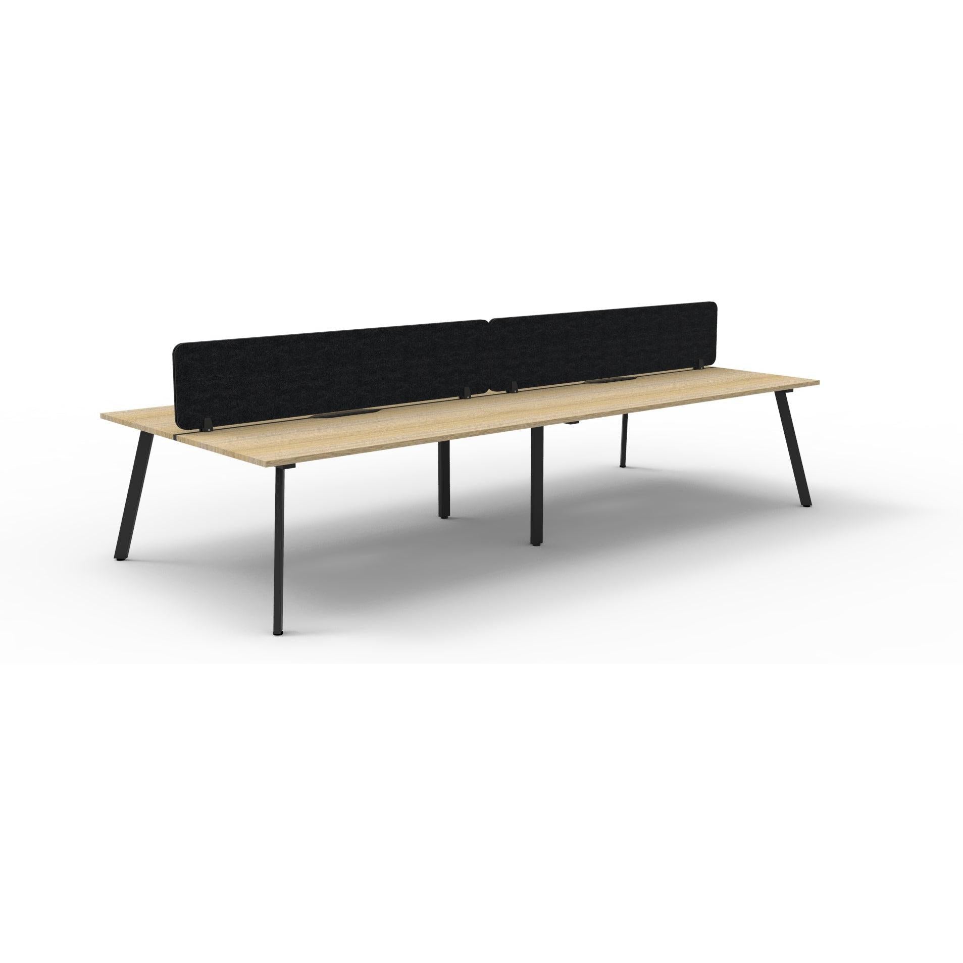 Eternity Back to Back Workstation with Eco Panel Screen - 4 Persons