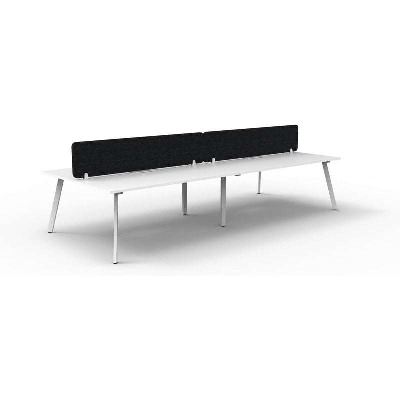 Eternity Back to Back Workstation with Eco Panel Screen - 4 Persons