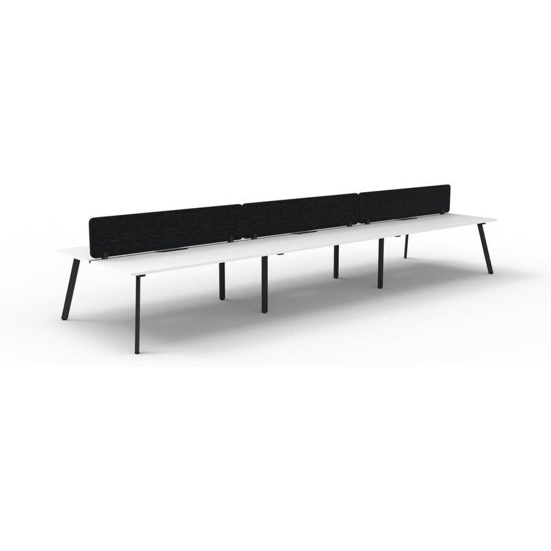 Eternity Back to Back Workstation with Eco Panel Screen - 6 Persons